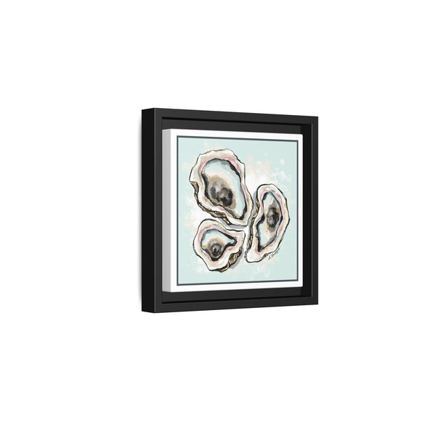 Framed Oyster Art Print - Coastal Art