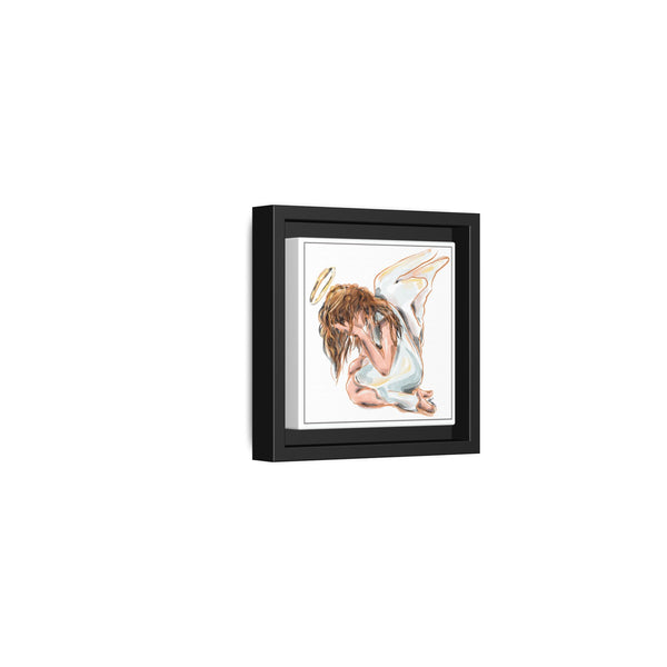 Framed Angel Canvas Art - Serenity Decor for Home