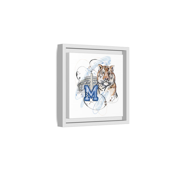 Framed Art Print - Memphis Tiger Stadium Wall Decor