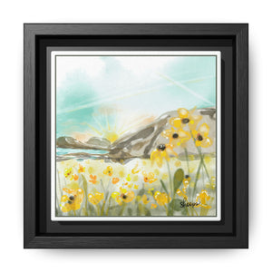 Framed Botanical Art Print - Good Morning Sunshine