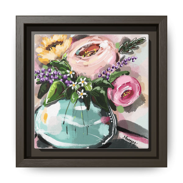 Framed Art Print – Fun and Funky Floral