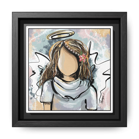 Framed Angel Art Print - Sweetie Pie