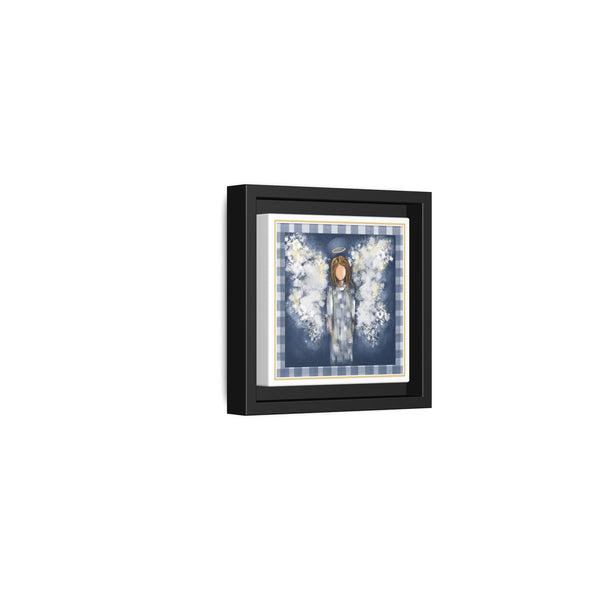Framed Angel Canvas Wall Art - Rags to Riches
