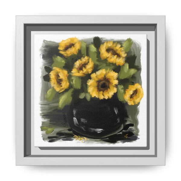 Framed Sunflower Canvas Art