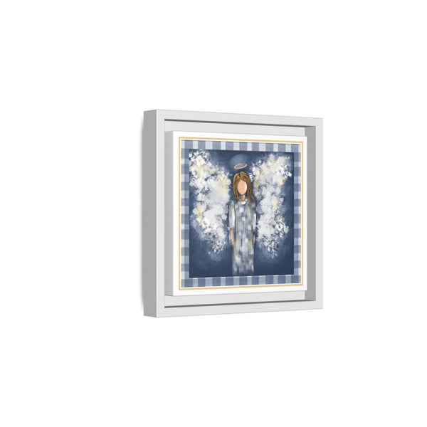Framed Angel Canvas Wall Art - Rags to Riches