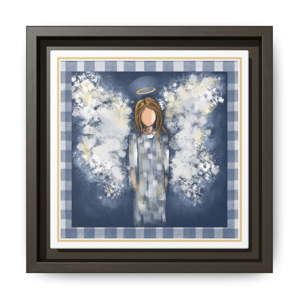 Framed Angel Canvas Wall Art - Rags to Riches