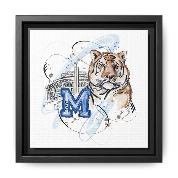 Framed Art Print - Memphis Tiger Stadium Wall Decor