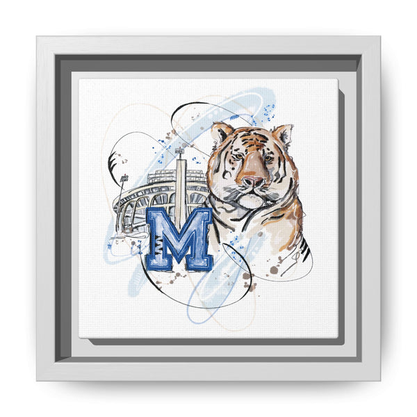 Framed Art Print - Memphis Tiger Stadium Wall Decor