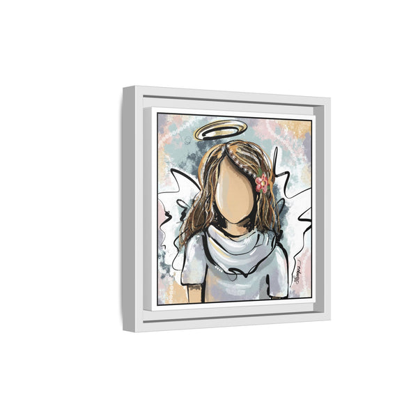 Framed Angel Art Print - Sweetie Pie