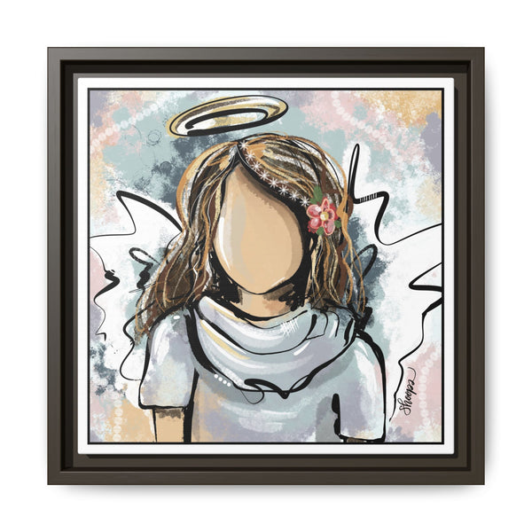 Framed Angel Art Print - Sweetie Pie