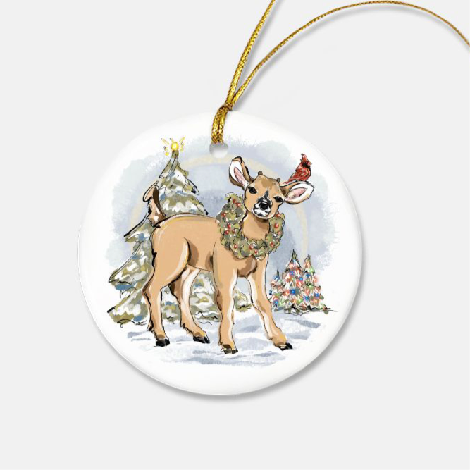 Ornament - Ceramic (Round)