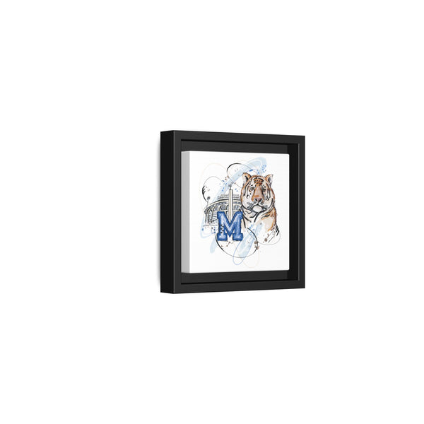 Framed Art Print - Memphis Tiger Stadium Wall Decor