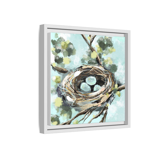 Framed Nest Art - Three New Babies