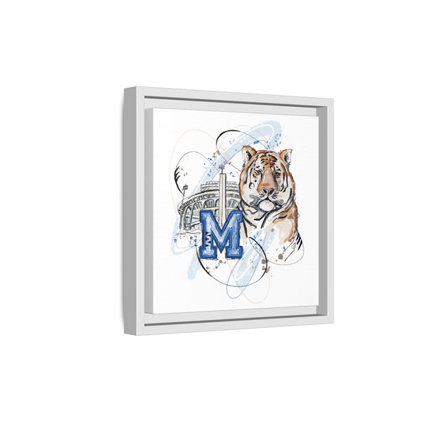 Framed Art Print - Memphis Tiger Stadium Wall Decor