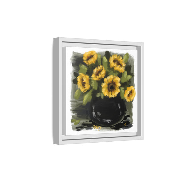 Framed Sunflower Canvas Art