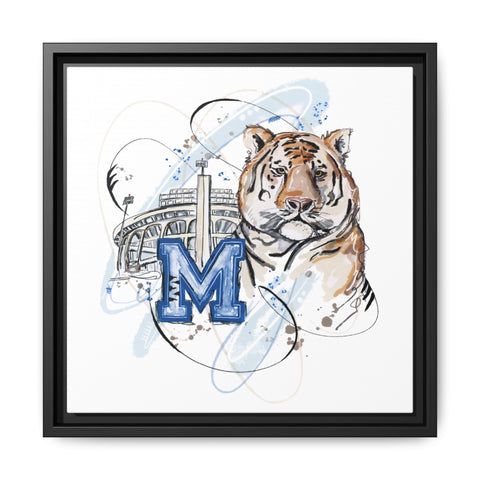 Framed Art Print - Memphis Tiger Stadium Wall Decor