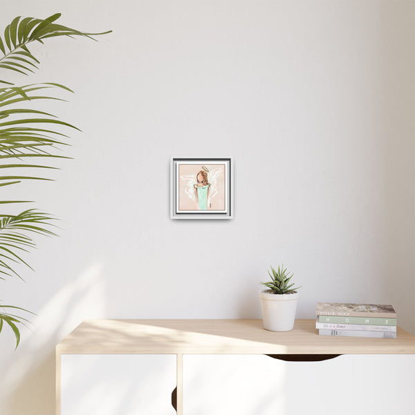 Framed Angel Canvas Art Print