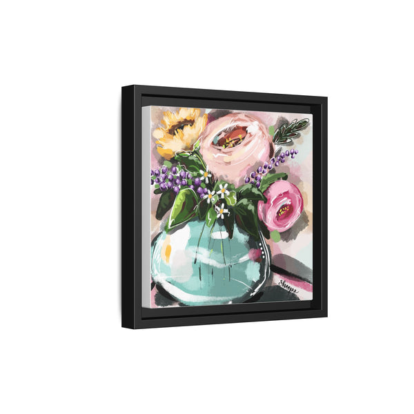 Framed Art Print – Fun and Funky Floral