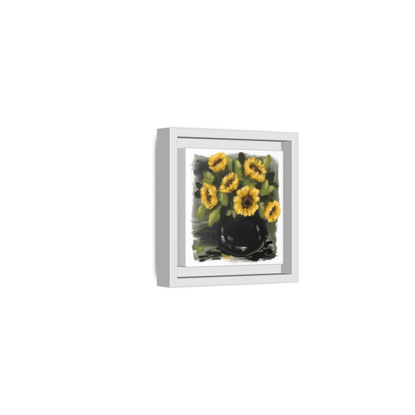 Framed Sunflower Canvas Art