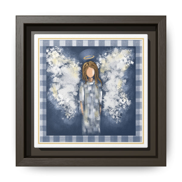 Framed Angel Canvas Wall Art - Rags to Riches