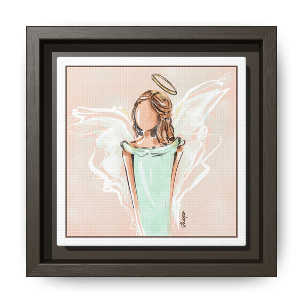 Framed Angel Canvas Art Print