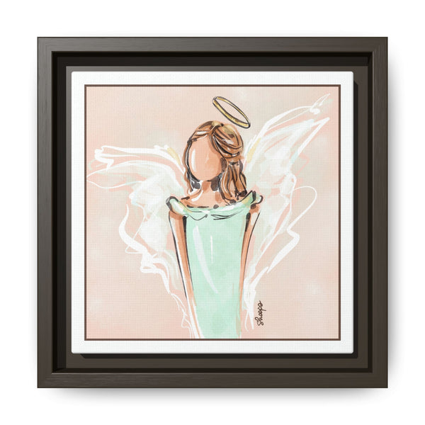 Framed Angel Canvas Art Print