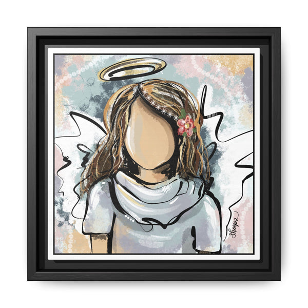 Framed Angel Art Print - Sweetie Pie