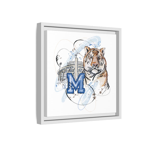 Framed Art Print - Memphis Tiger Stadium Wall Decor