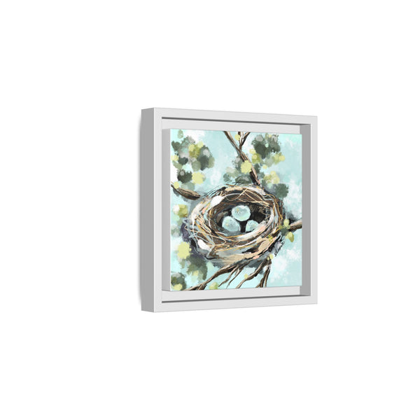 Framed Nest Art - Three New Babies