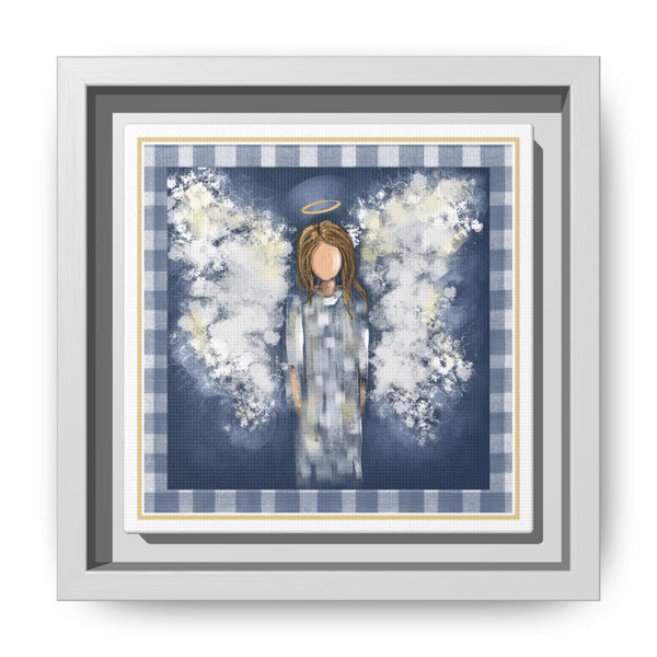 Framed Angel Canvas Wall Art - Rags to Riches
