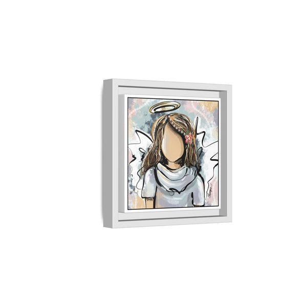 Framed Angel Art Print - Sweetie Pie