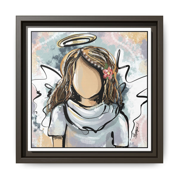 Framed Angel Art Print - Sweetie Pie