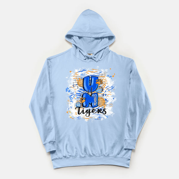 Memphis Comfort Color Lightweight Hooded Sweatshirt 1467
