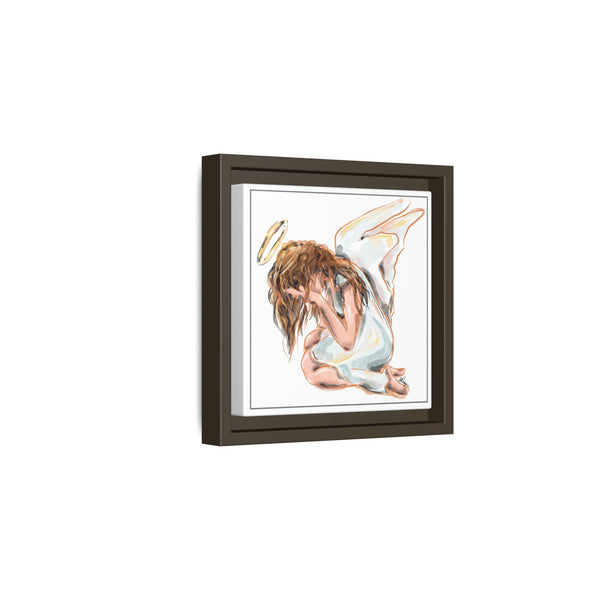 Framed Angel Canvas Art - Serenity Decor for Home