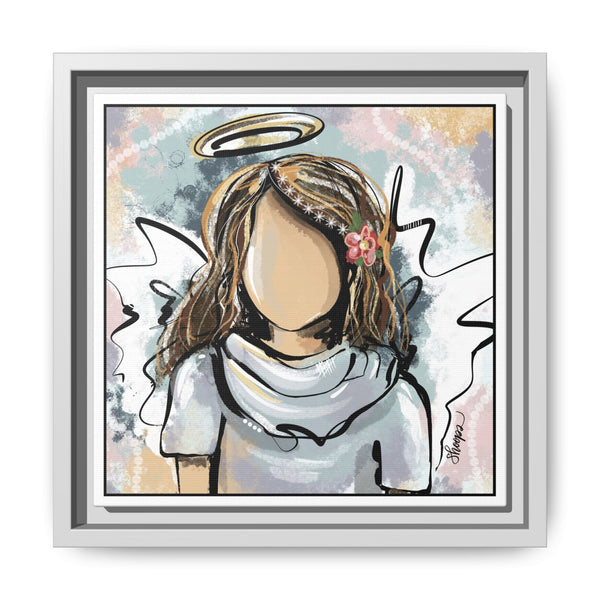 Framed Angel Art Print - Sweetie Pie