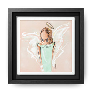 Framed Angel Canvas Art Print