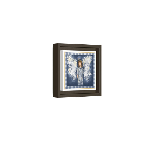 Framed Angel Canvas Wall Art - Rags to Riches