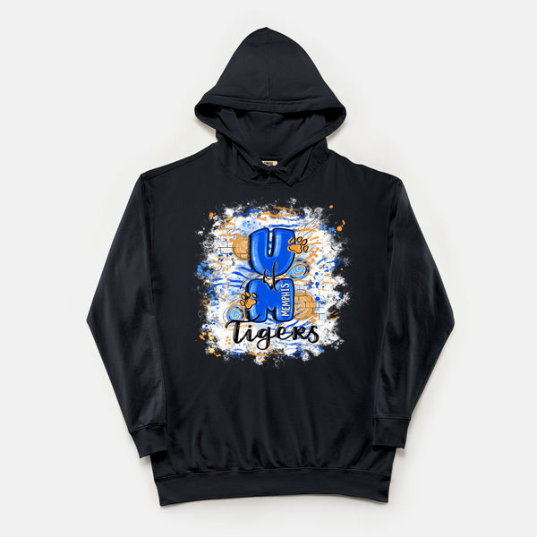 Memphis Comfort Color Lightweight Hooded Sweatshirt 1467