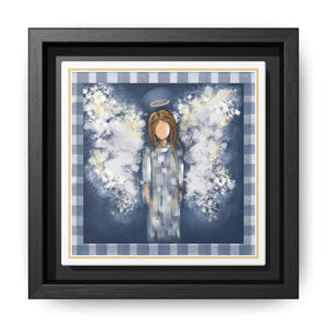 Framed Angel Canvas Wall Art - Rags to Riches