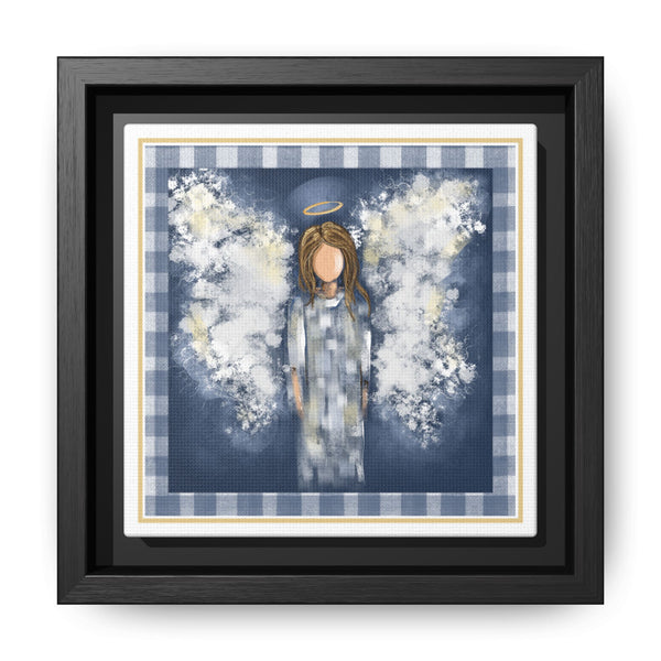Framed Angel Canvas Wall Art - Rags to Riches