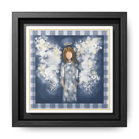 Framed Angel Canvas Wall Art - Rags to Riches