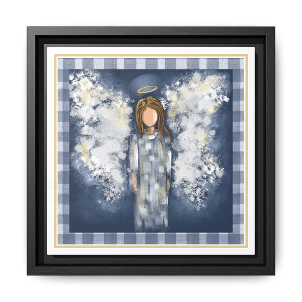 Framed Angel Canvas Wall Art - Rags to Riches