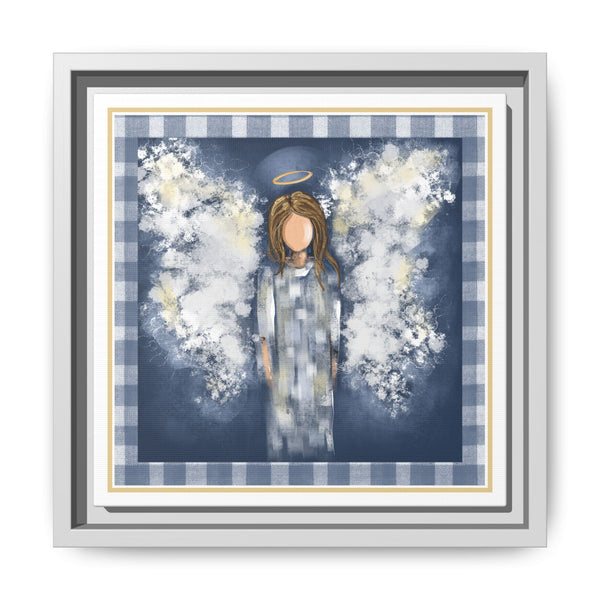 Framed Angel Canvas Wall Art - Rags to Riches