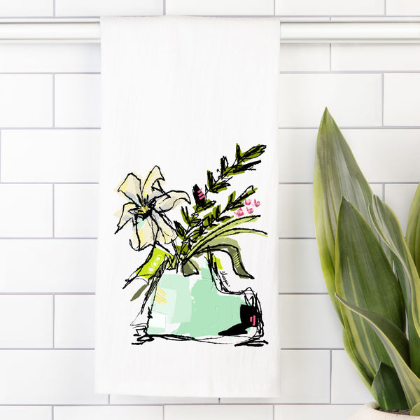 Tea Towel (Flour Sack) Lily Lou
