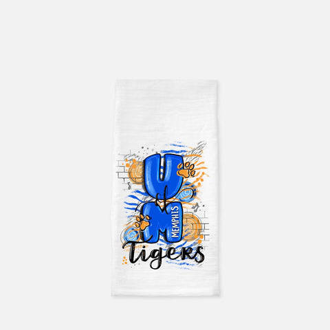Memphis Graffiti Tea Towel (Flour Sack)