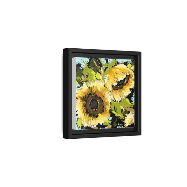 Framed Sunflower Canvas Art - Vibrant Floral Wall Decor