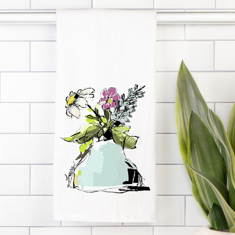 Tea Towel (Flour Sack) Dilly Daisey