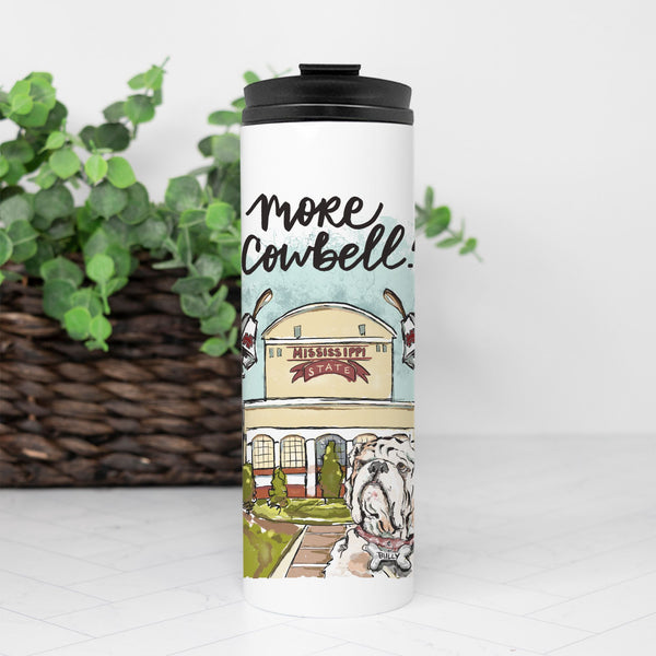 MSU More Cowbell  Thermal Tumbler 16 oz.