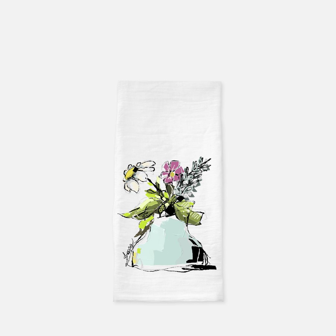 Tea Towel (Flour Sack) Dilly Daisey