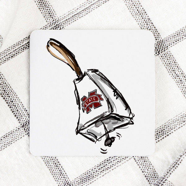 MSU Coaster Set Neoprene Back (Square) 4PK
